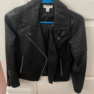 Topshop leather jacket